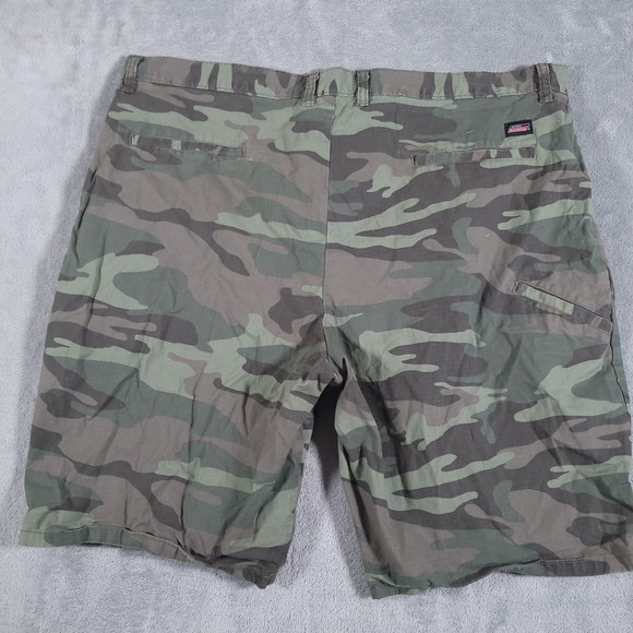 Dickies Shorts Men's 42 Camouflage Green Camo Rip Stop Casual Outdoor Hiking - Picture 6 of 8